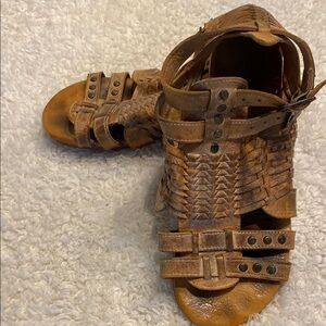 Bed Stu Woven Leather Sandals
